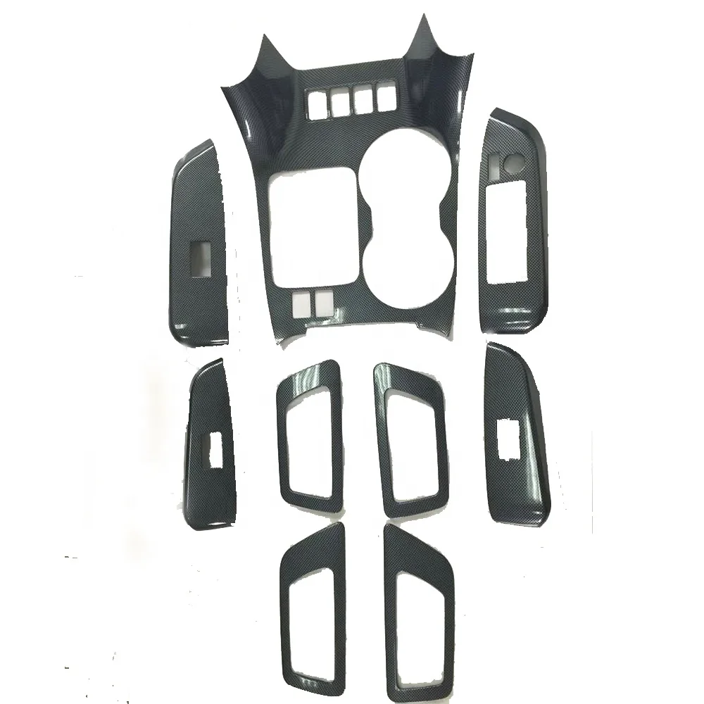 Car Peach Wood Interior Decoration Sticker Modified car Accessories inside car handle decoration for 15-17 Highlander