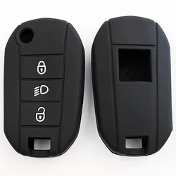 3 Button Silicone Car Key Cover For Citroen Xsara Picasso C4PICASSO AircrossC2 Car Silicone Key Case