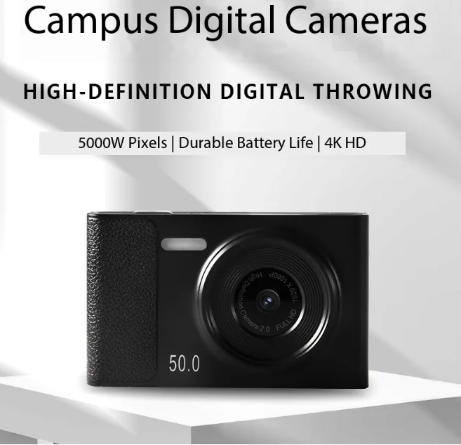 HD Kids Camera Student 1080P Clear Video Smart 4K Compact 2.4 inch HD IPS Screen Kids Digital Video Kids Mini Digital Camera
