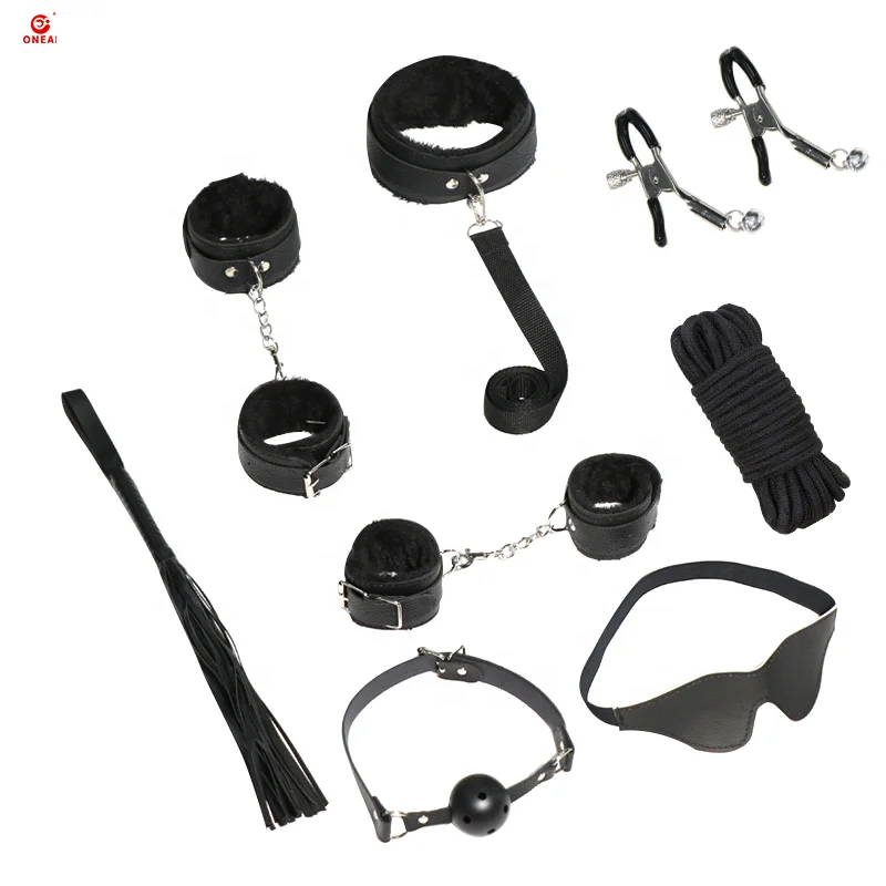 Oneai Factory Price 8 Pieces Body Bondage Set Adult Toy For Couple