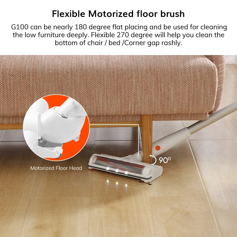 ILIFE Good Quality Suction Power Portable  Cordless handheld Vacuum Cleaner with Super Silent Unique Side brush