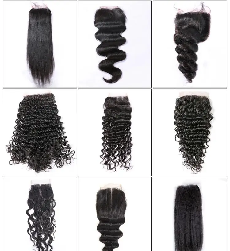 Sunlight hair Wholesale Malaysian Free Part 4x4  Bodywave HD Lace Closure With Baby Hair bleached knots for women