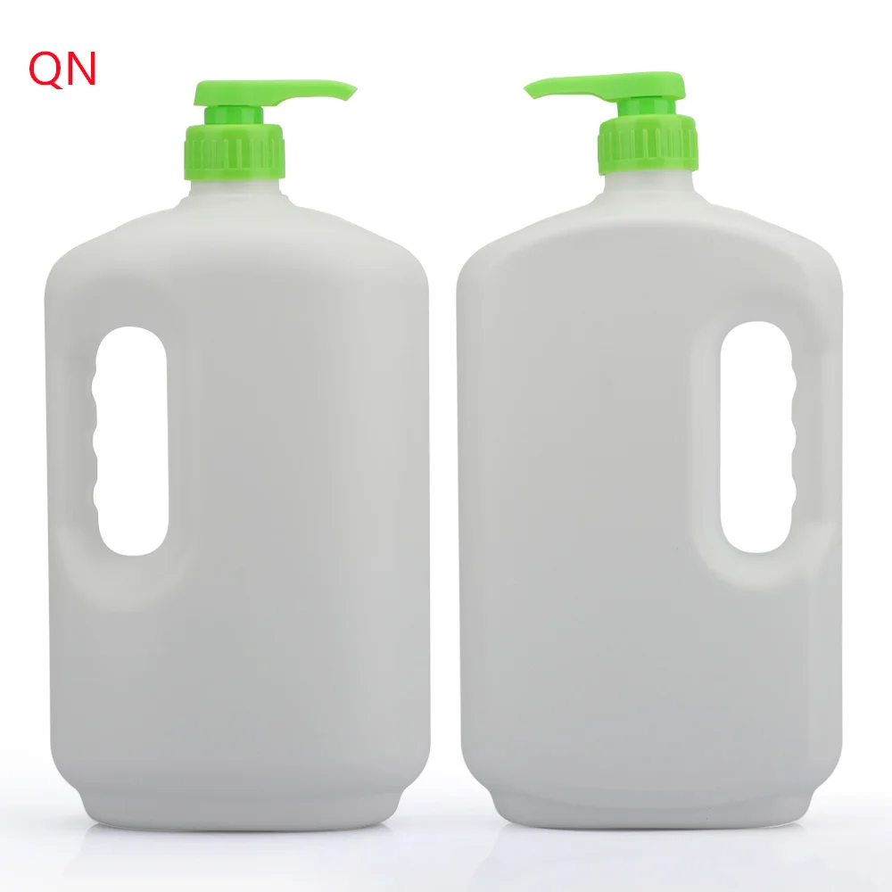 Белая бутылка для белья квадратная пустая ПЭНД для моющего средства пластиковые бутылки для упаковки жидкостей для стирки
