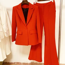 Fashion Custom Women Blazers Femen Lady Business Plus Size Tweed Blazer Ladies Office Wear Blazers Suits Set