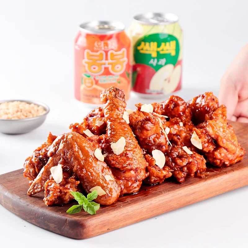 Large Quantity Low Price of 10 kg/2 Barrel /Carton Garlic Soy Sauce Fried Chicken Sauce Korean Style Sauce Korean Style Sauce