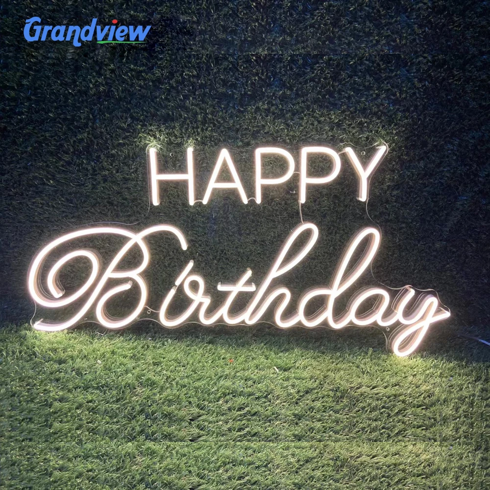Cheap Price Birthday Decoration Neon Sign Letter LED Dimmable Neon Light Sign Custom, Neon Sign for Party / Wedding Decoration