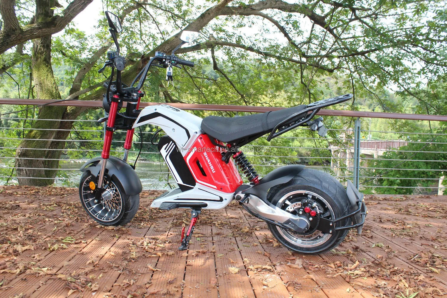 4000W 60V 40AH removable battery fat tire electric scooter citycoco for adult electric motorcycle