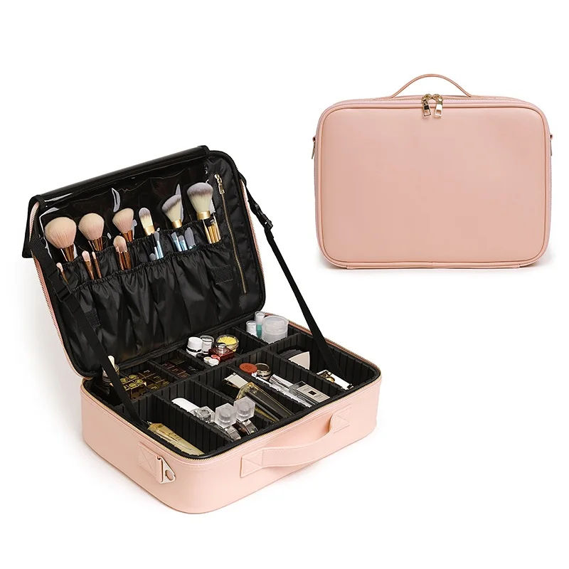 Hot Sale Makeup Organizer Train Case Empty Makeup Compact Case Of Makeup