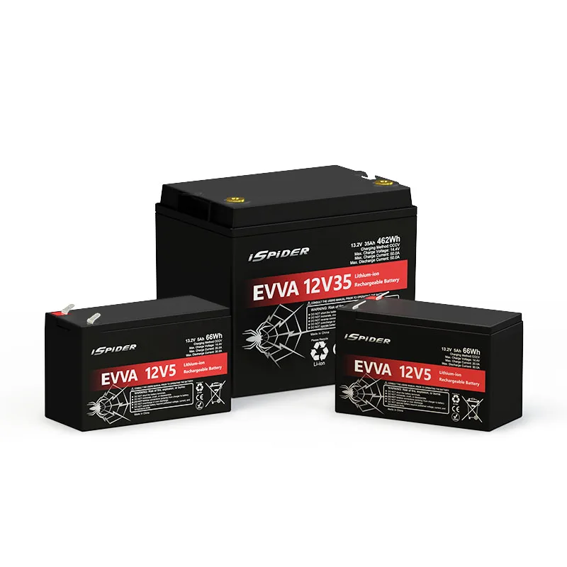 12V Lead-acid Replacement Battery LiFePo4 Long Cycle Battery 5Ah 35Ah 50Ah