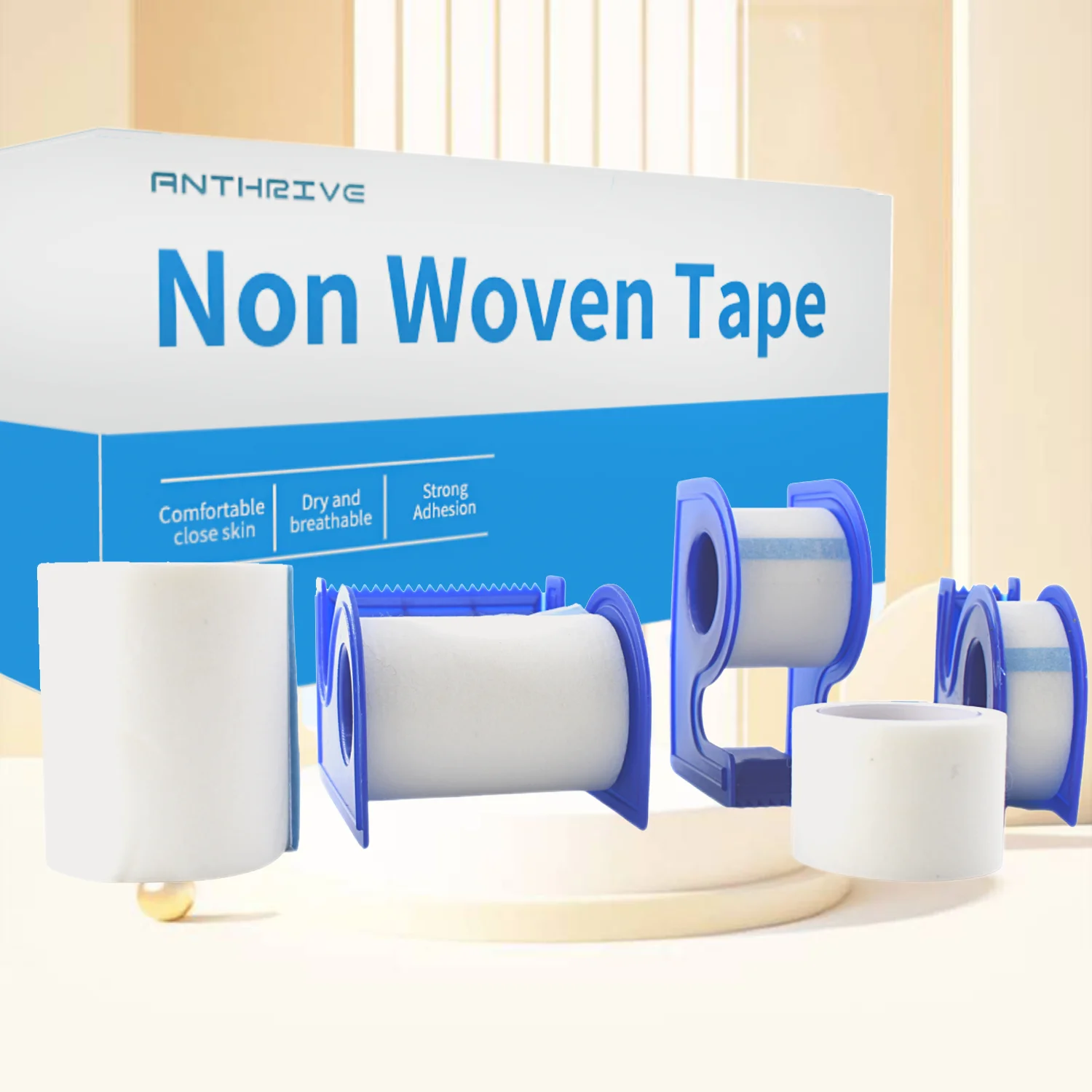 LW Factory OEM Soft Transparent Surgical Waterproof Micropore Medical Adhesive Paper Non Woven Tape