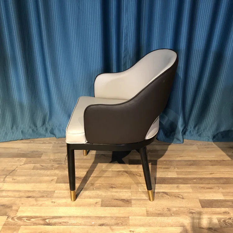 Hotel Luxury room Conference Chairs Restaurant Commercial Upholstered Leather Chairs