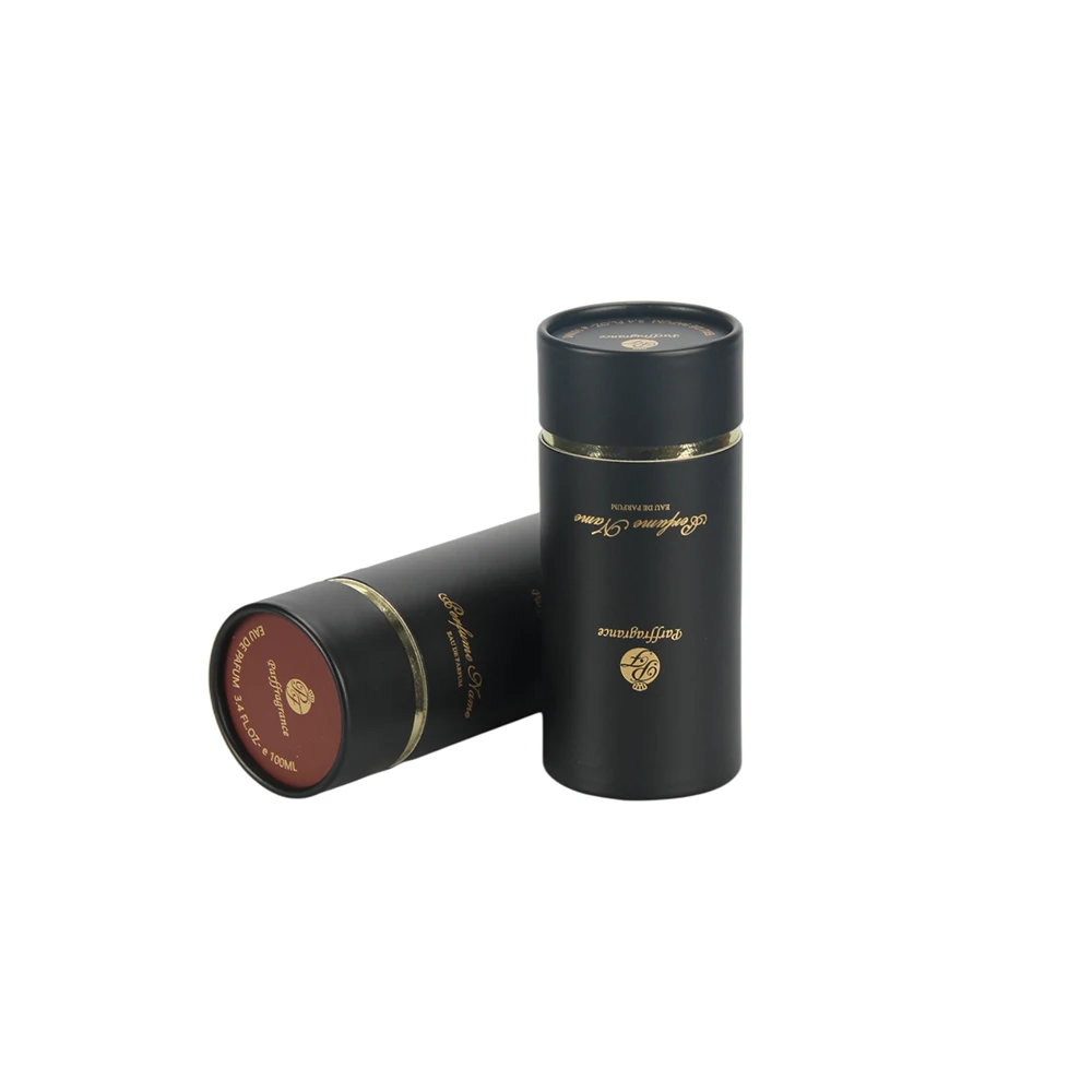 High Quality Printing Hot Stamping Packaging Cardboard Cylinder Round Paper Tube With Custom Lid