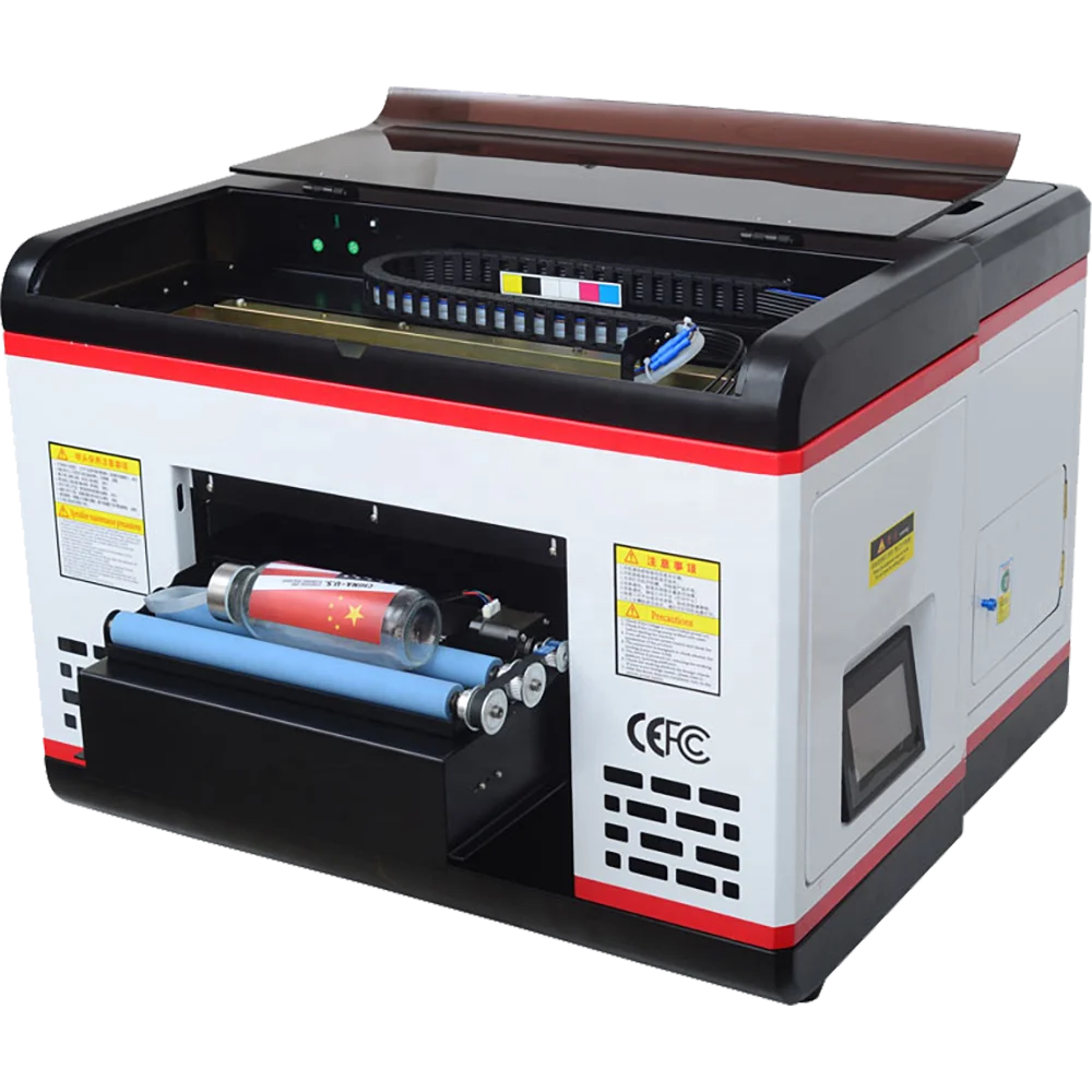 A3 uv printer flatbed desktop drucker acrylic bottle wood bottle PVC metal phone case printing machine for small business
