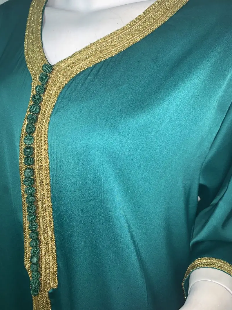 
Dubai India Satin With Waist Band Maxi Dress Dubai Fancy Dress Abaya abaya robe Maxi Kaftan Dress Kimono 