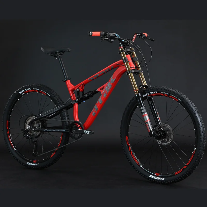 High Quality full suspension Mtb Bike For Adults 26 Inch Downhill Bike Mountain Bikes-26 Inch Outdoor Bicycles