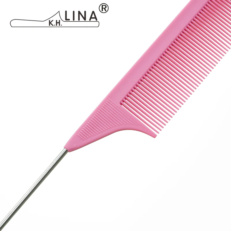 High Quality Carbon Fiber Hair Highlight Comb Curved Rat Tail Comb Barber Combs For Fades