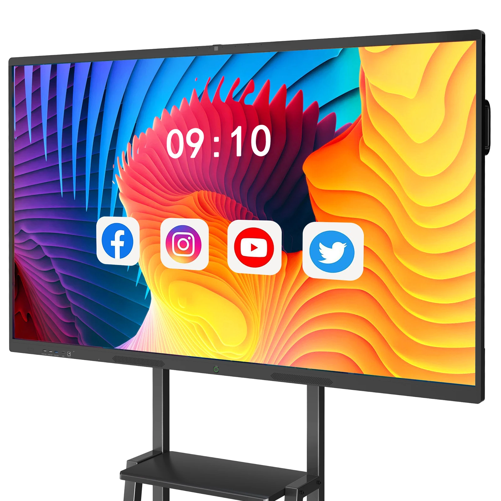 MWE 65 дюймов 4K смарт-плата интерактивный дисплей мультитач цифровая доска для обучения бизнес-конференции и