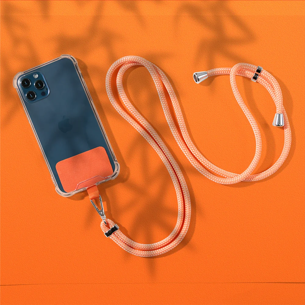 Hot Adjustable Universal Crossbody Neck Phone Strap Chain Lanyard Rope with Tab Patches