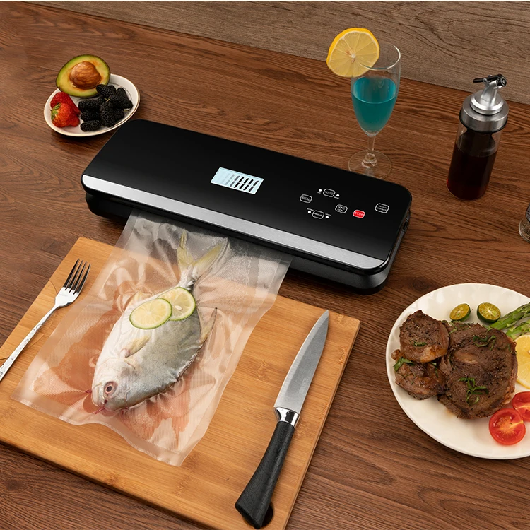 Automatic Food Vacuum Sealer Machine Touch Sensor with Sous Vide Dry Moist Mode for Food Storage Vacuum Packing