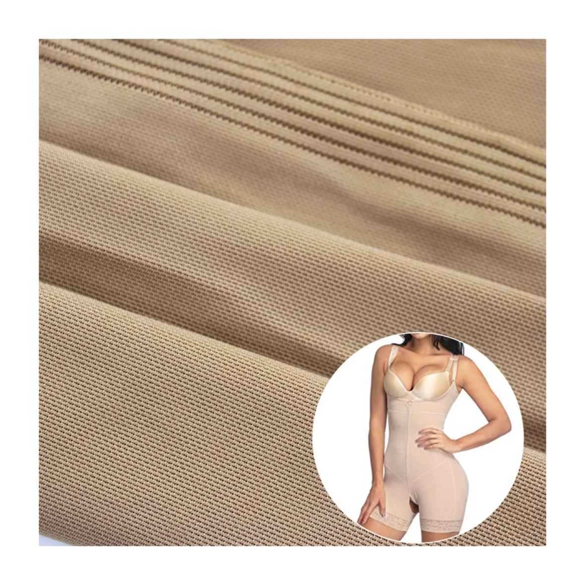 High Quality Anti Cellulite Slim Sexy Seamless Fitness Scrunch Butt Waist Nude Mesh Fabric for Women Shapewear Leggings