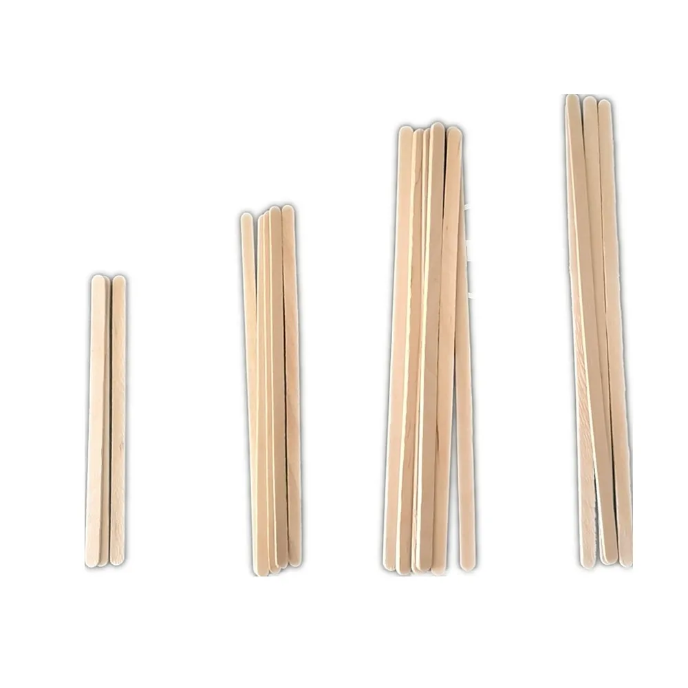 disposable wooden birch coffee slim stirrer
