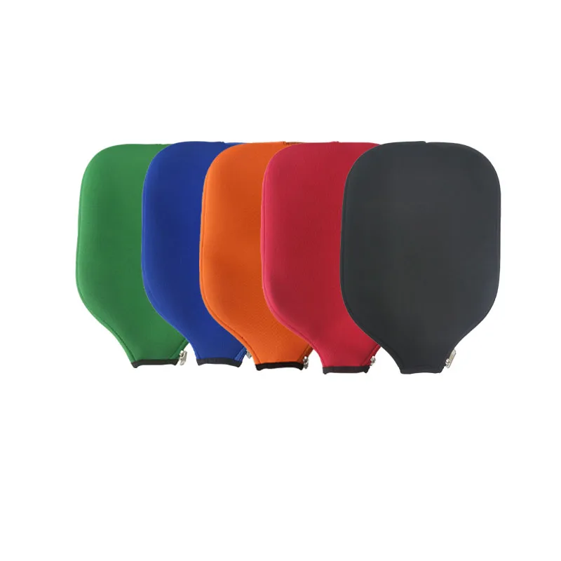 Environment protection Neoprene simple style Sports Protective Bag Pickle Ball Paddle Sleeve Tennis racket storage bag