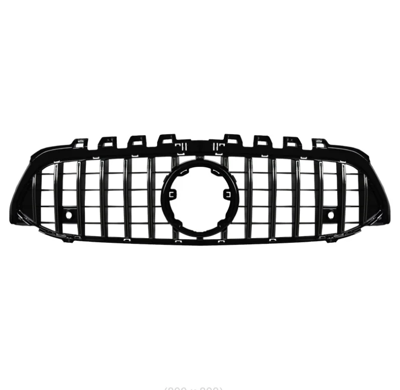 GTR Type Front Bumper Grill For Mercedes Benz A Class W177 Facelift Panamericana Hood Grille  2019-2021
