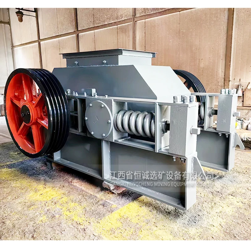 Sand making plant smooth 2PGS 500x750 double roller crusher for manganese