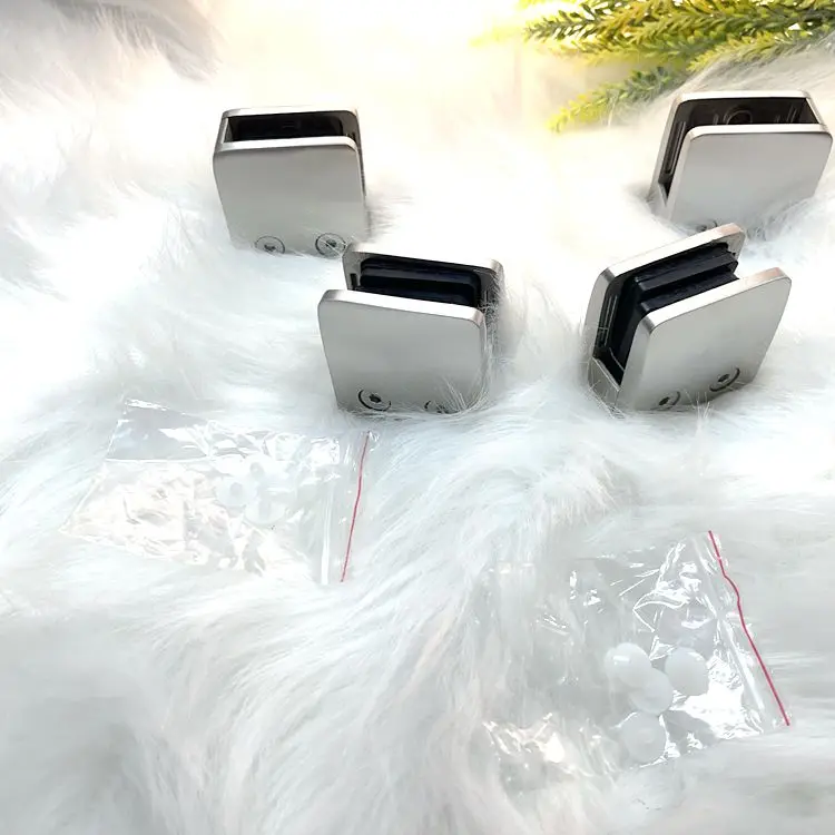 Railing accessories stainless steel glass railing clamp/glass clamp