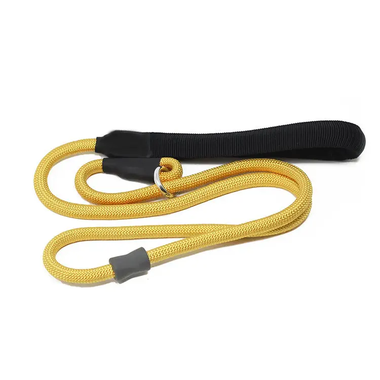 Factory Price Dog Leash Slip Rope Waterproof Nylon Dog Leash No Pull Training Leashes