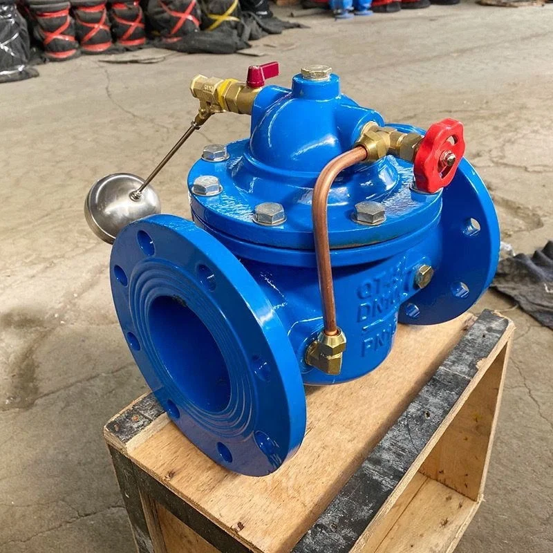 150mm Flange Silencing Remote Control Float Ball Valve Custom Manufacturer 100X Ductile Iron Float Valve for Water Media