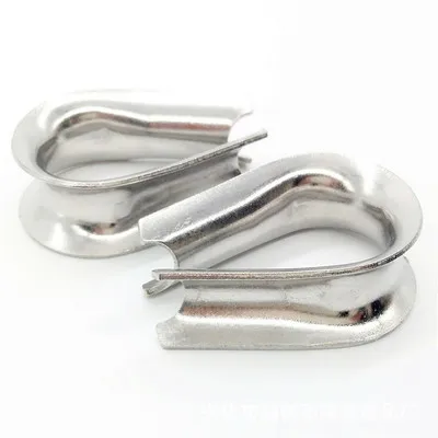 igh Quality European DIN 6899 stainless steel wire rope thimble heart ring Thimble