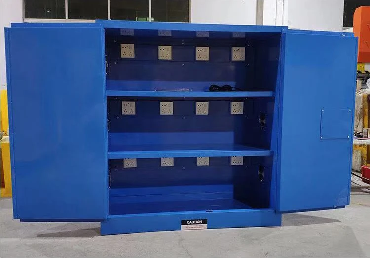 Custom Charging Safety Cabinet Explosionproof Lithium Battery Cabinet with Double Wall
