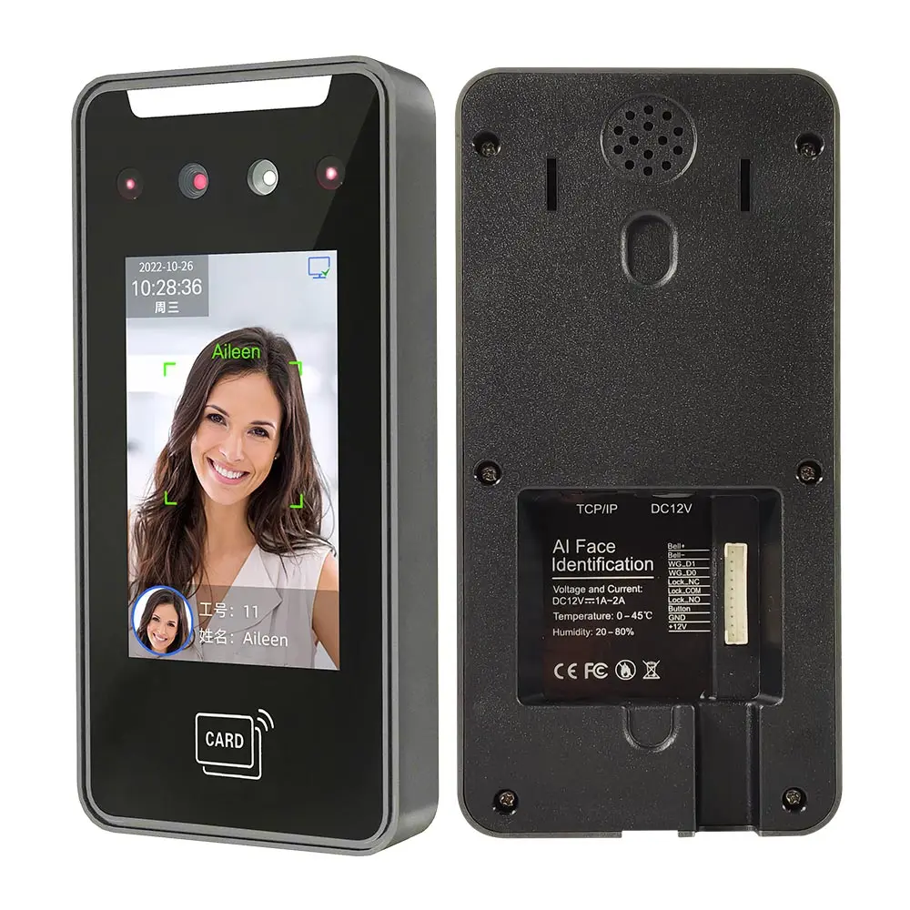 Timmy Free API Rfid Card Reader Biometric Time Attendance Machine With Card Reader