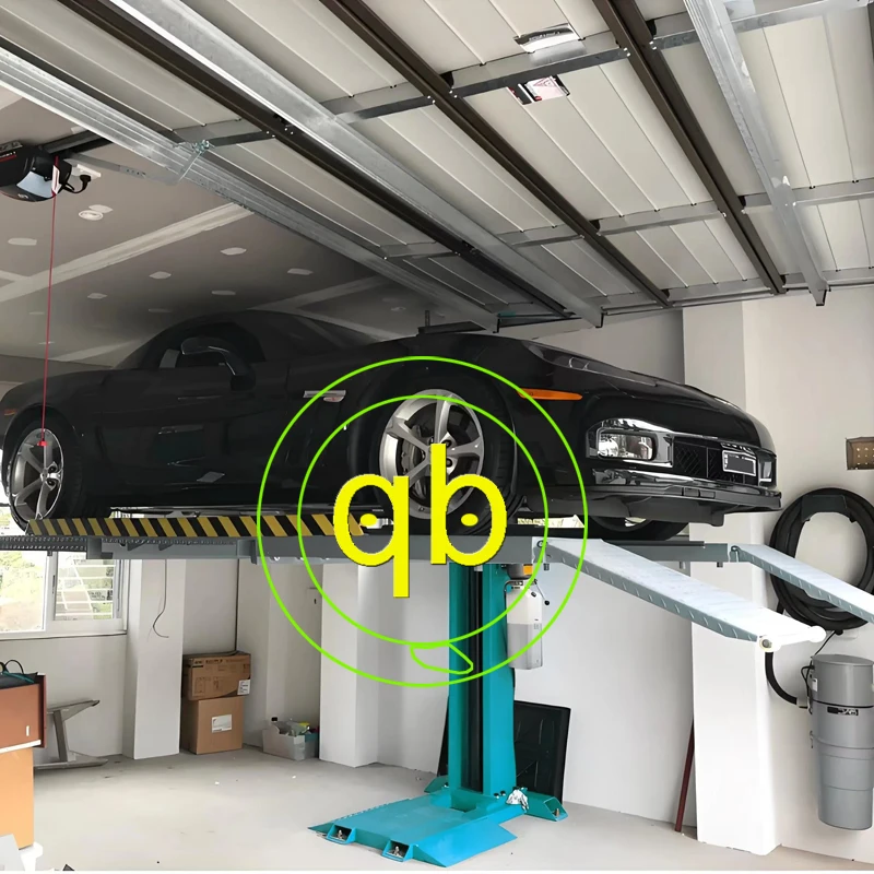 Single Post two Column Car Parking Lift System One Pole Stacker For Vehicle Hydraulic Mechanical Indoor Home Garage Equipment