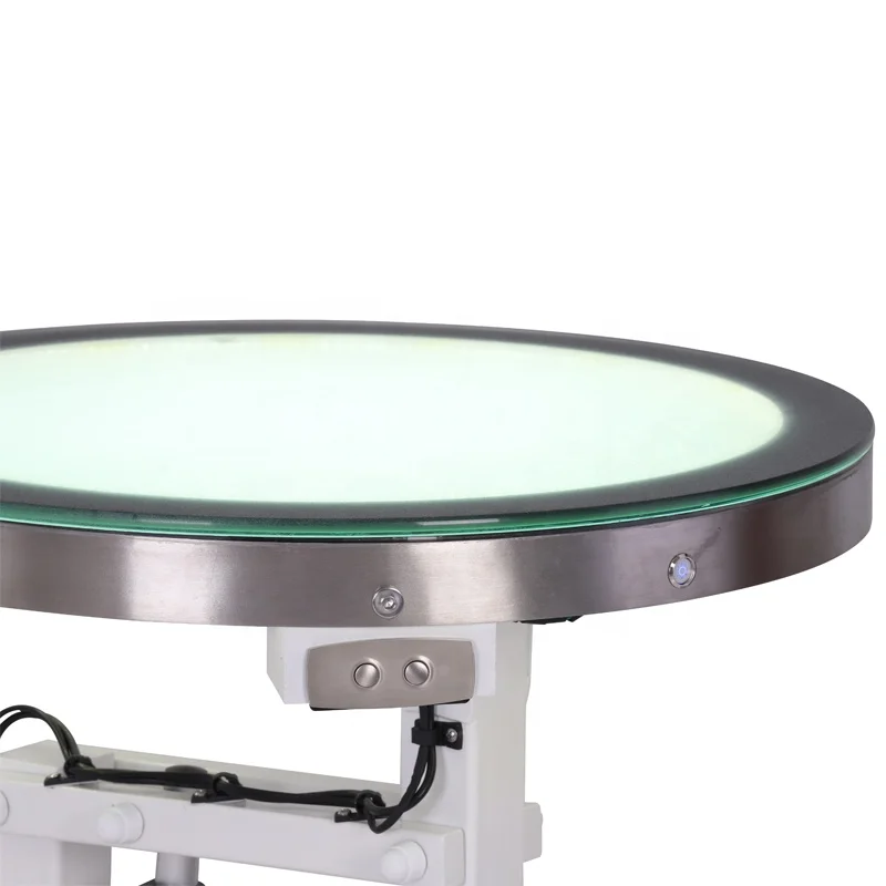 LED grooming table pet dog beauty salon rounded LED grooming table wholesale electric lifting round factory LED grooming table