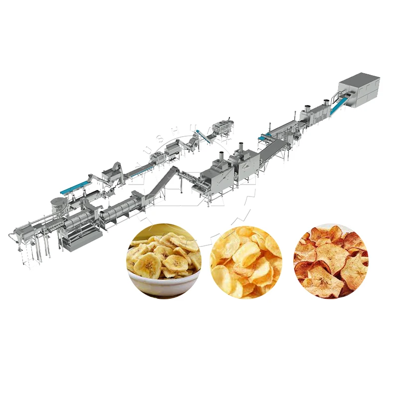 Frozen french fries production line french fries machine automatic potato chips making machine
