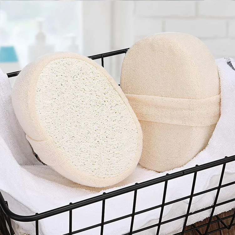 100% Natural bath shower sponge loofah shower cleaning body scrubber