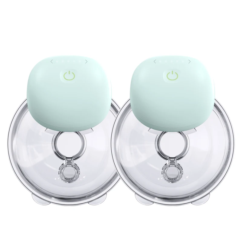 Manufacturer electric breast pump best selling double wearable breast pump handy portable breast milk pump silicone shield