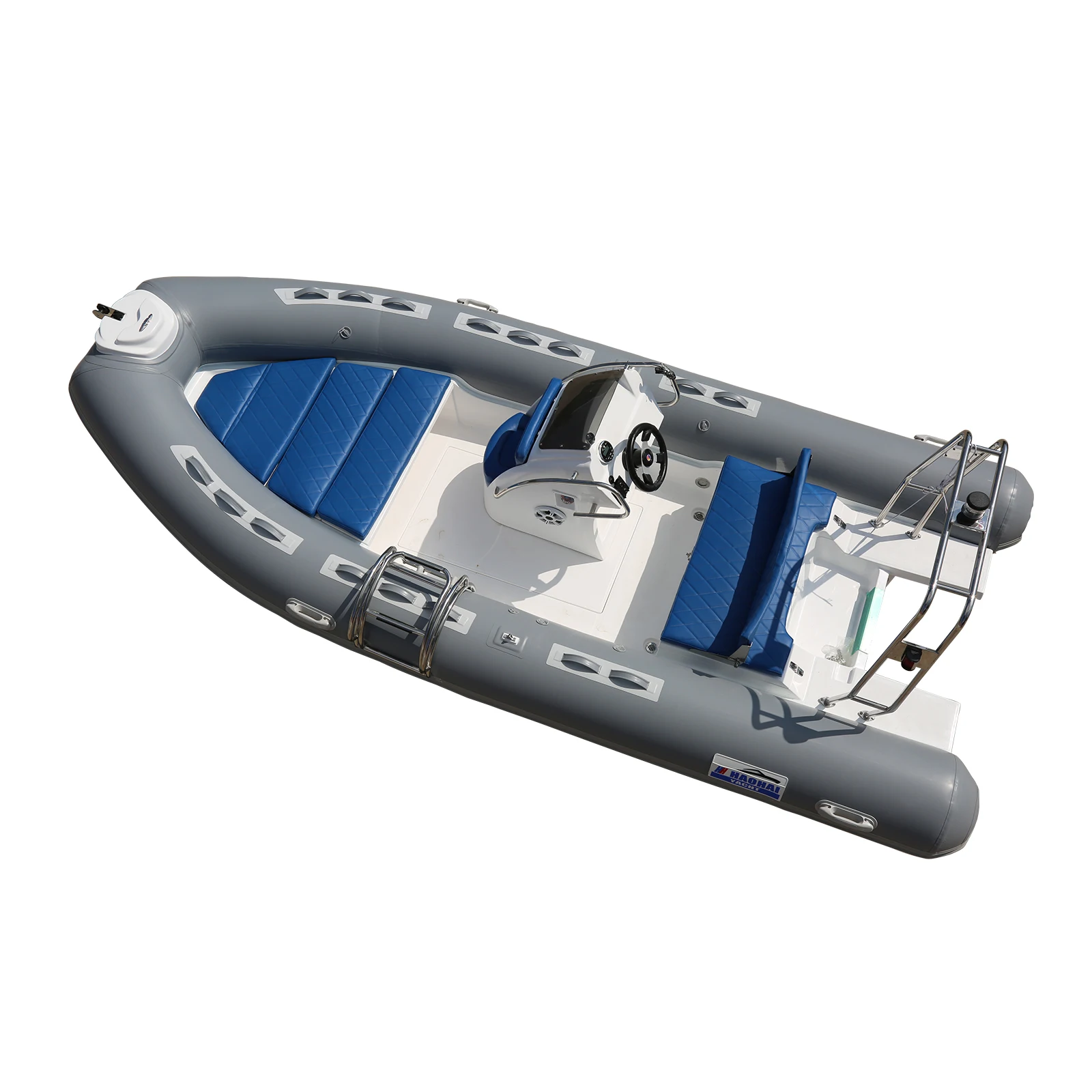 Large 520 RIB Fiberglass Fishing Boat Inflatable Fish Tank 0.9mm/1.2mm PVC/Orca Hypalon 3~5 Years Sport Lake Use Engine Sale!