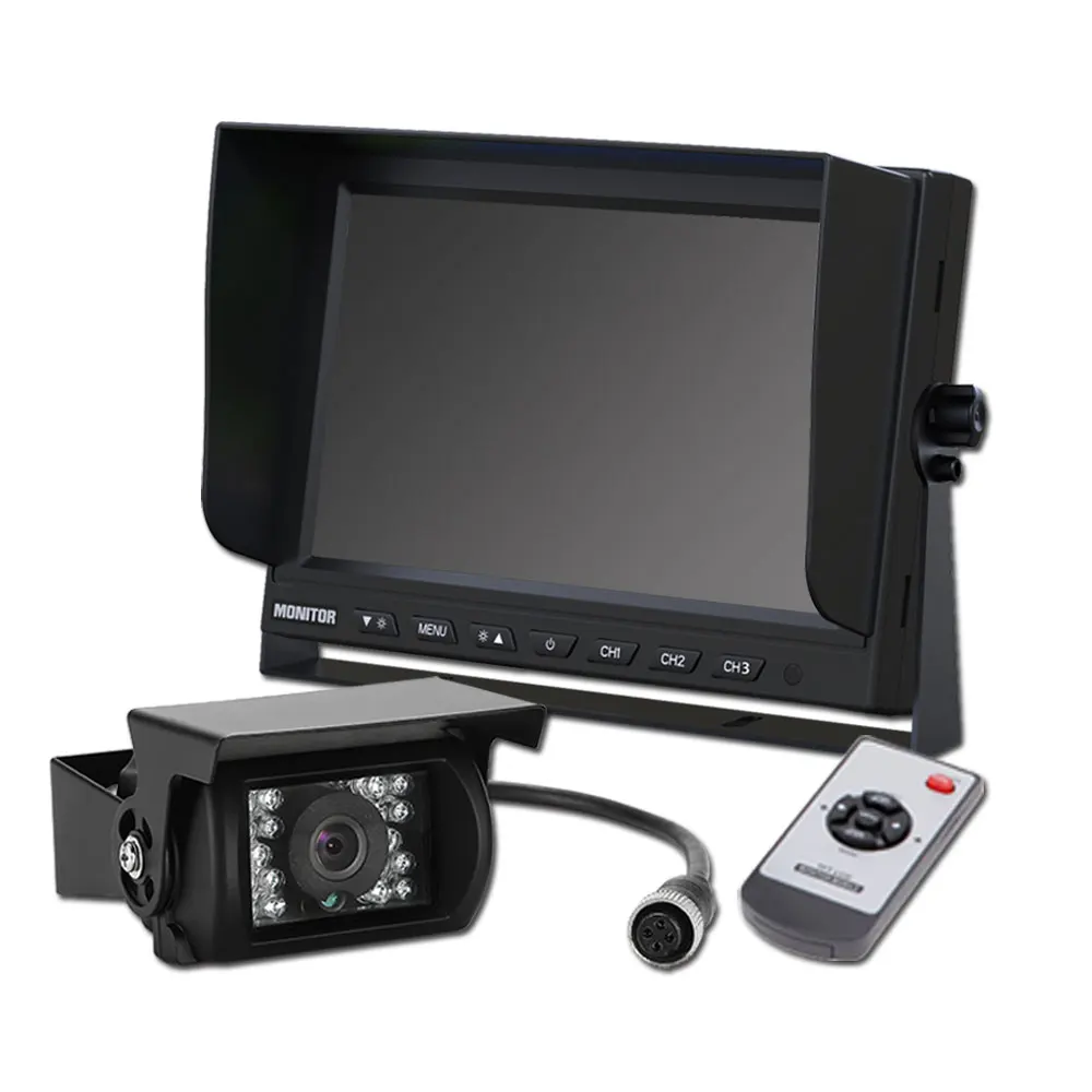 Epark AHD 9 Inch TFT LCD Monitor Backup Camera System for Heavy Duty Vehicles Trailer Truck Bus