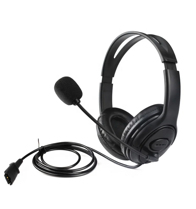
Binaural Over Ear Headband Call Center USB Headset Computer Headphone With noise cancelling Mic 
