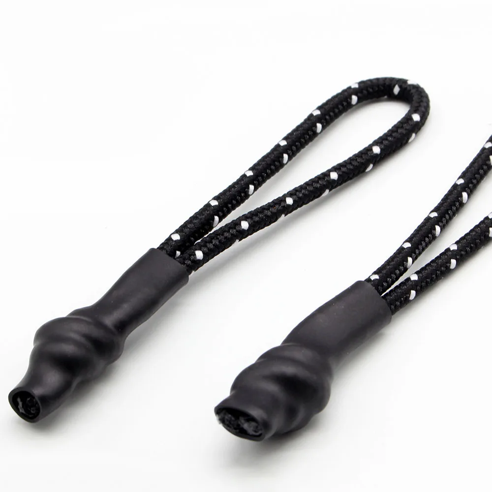 Durable New Arrival Zipper Slider Cord Zipper Puller with Heat Shrink Tube for Garments