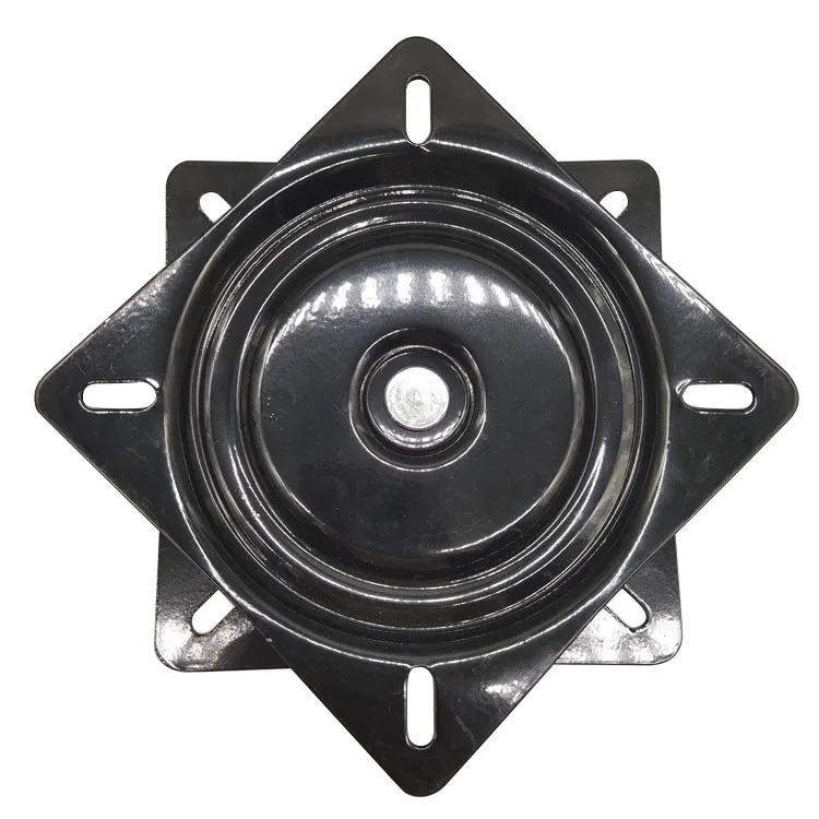 Металлический подшипник для поворотных стульев, плоские поворотные пластины для барного стула, поворотное основание стула для откидывания