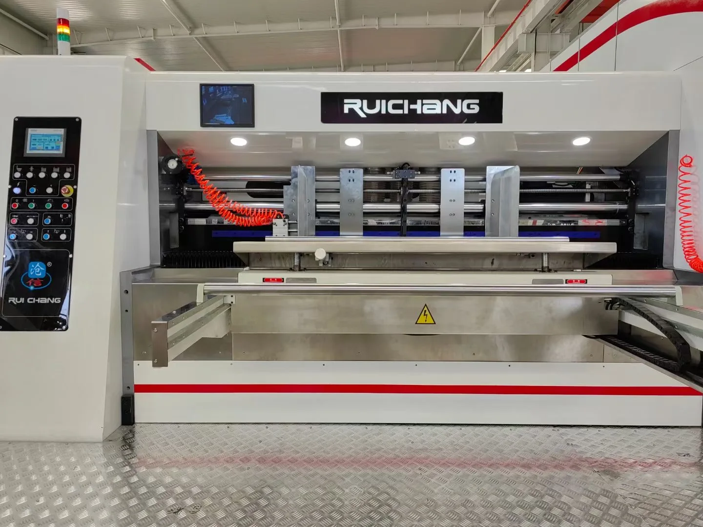 corrugated carton full automatic high speed Flexo Printing slotting die cutting Machine paperboard printer box making machine