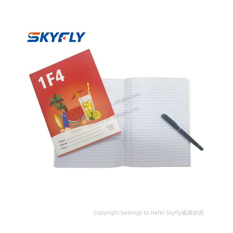 Factory wholesale customized design school notebook student notebook exercise book for students