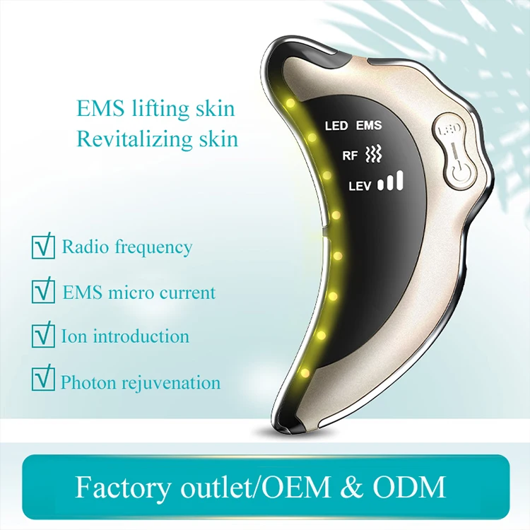 Women Beauty Products Red Light Therapy EMS Sculpting Machine Vibration V Face Lift Wrinkle Remover Massager