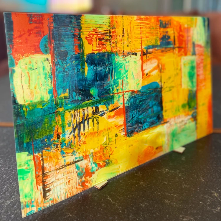 2024 New Custom Pictures China supplier high definition digital printing glass with good price