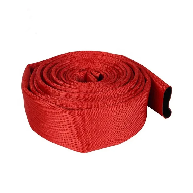 65mm Pvc 13 Bar Red Color Fire Hose For Fire Resistance
