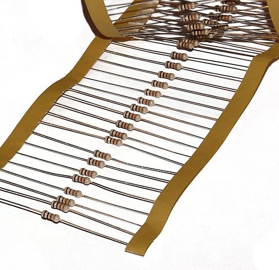 Carbon film resistors 1/4W 1Euro 5% five-color ring resistor